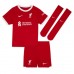 Billige Liverpool Diogo Jota #20 Børnetøj Hjemmebanetrøje til baby 2023-24 Kortærmet (+ korte bukser)